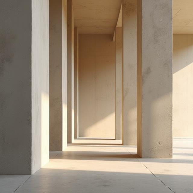 Close-up of high-quality building materials or architectural foundation